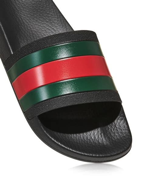 gucci rubber slide|gucci rubber pursuit g slides.